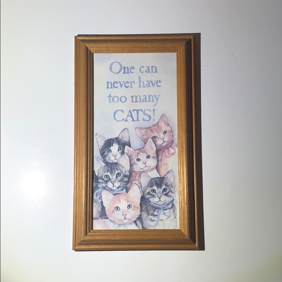 Cat Cat Wall Decor Adorable Kittens Poshmark